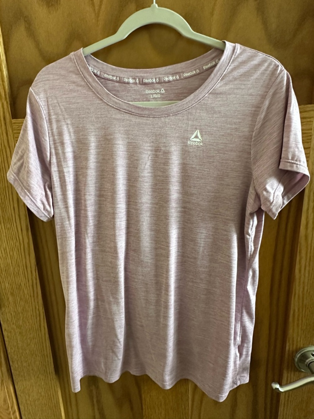 Reebok Women's Light Lavender Short Sleeve Tee